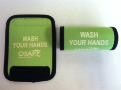 'Wash Your Hands" Luggage Grip